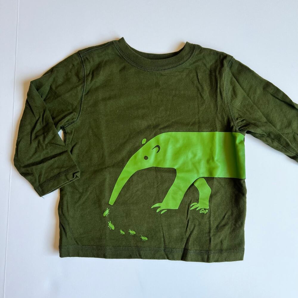 Baby Gap Ant Eater Green Tee - Picture 2 of 6